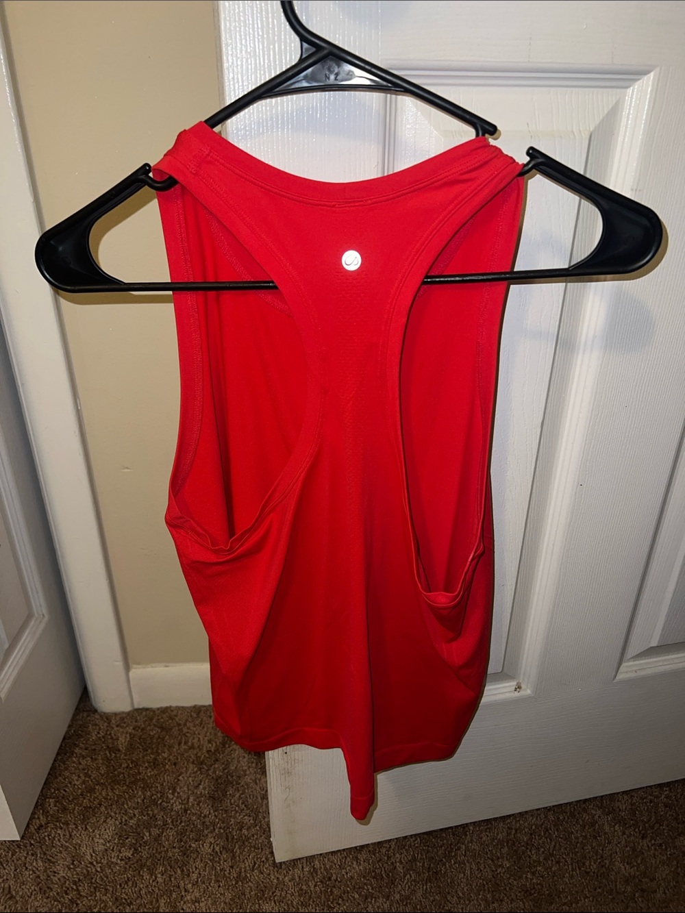 Red Women's Racerback Tank Top - Picture 2 of 3